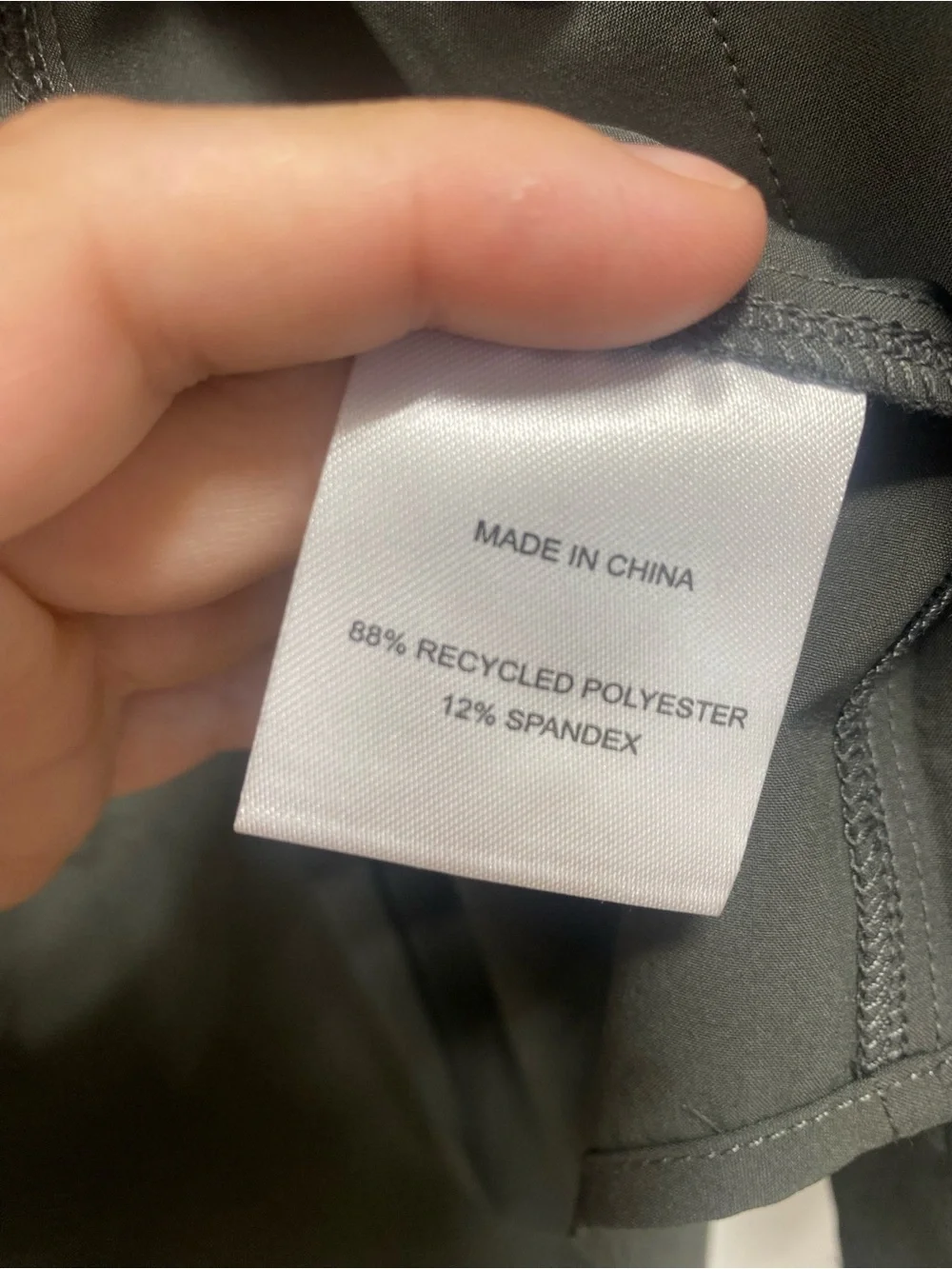 Quince Gray Performance Tech Blouse